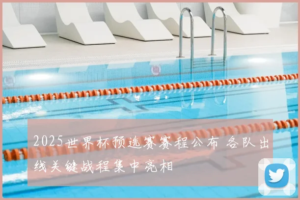 2025世界杯预选赛赛程公布 各队出线关键战程集中亮相