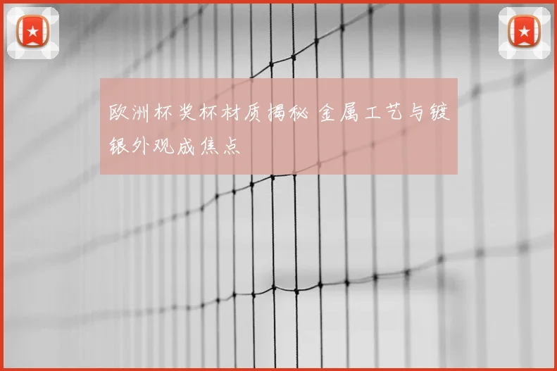 欧洲杯奖杯材质揭秘 金属工艺与镀银外观成焦点